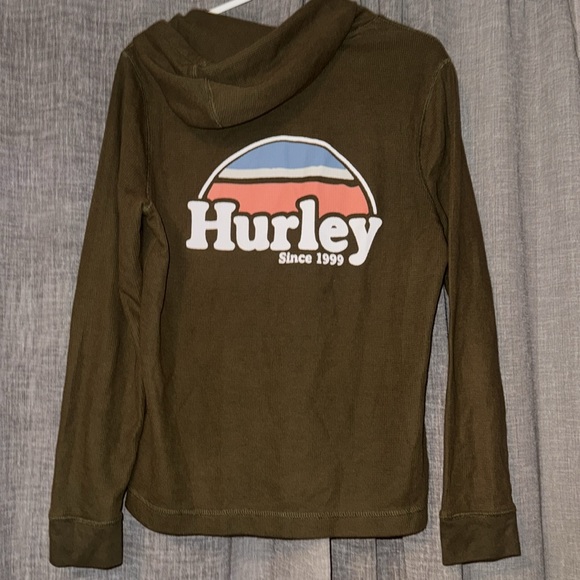 Pullover with Hood Hurley Brand Size Small - Picture 1 of 3